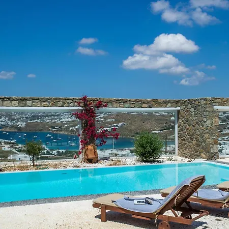 Sea View Villa With Private Pool Ornos  Exterior photo