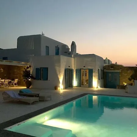 Sea View Villa With Private Pool Ornos  Exterior photo