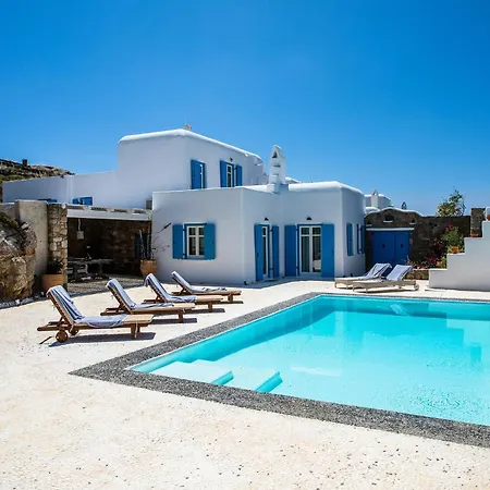 Sea View Villa With Private Pool Ornos  Exterior photo
