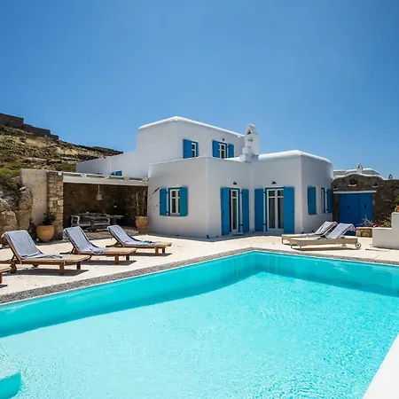 Sea View Villa With Private Pool Ornos  Exterior photo