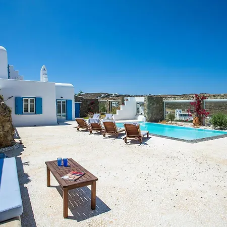 Sea View Villa With Private Pool Ornos  Exterior photo