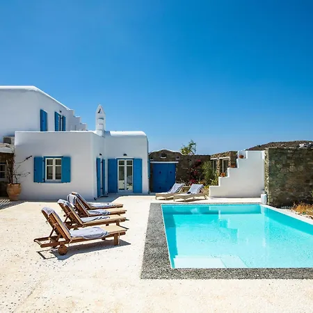 Sea View Villa With Private Pool Ornos  Exterior photo