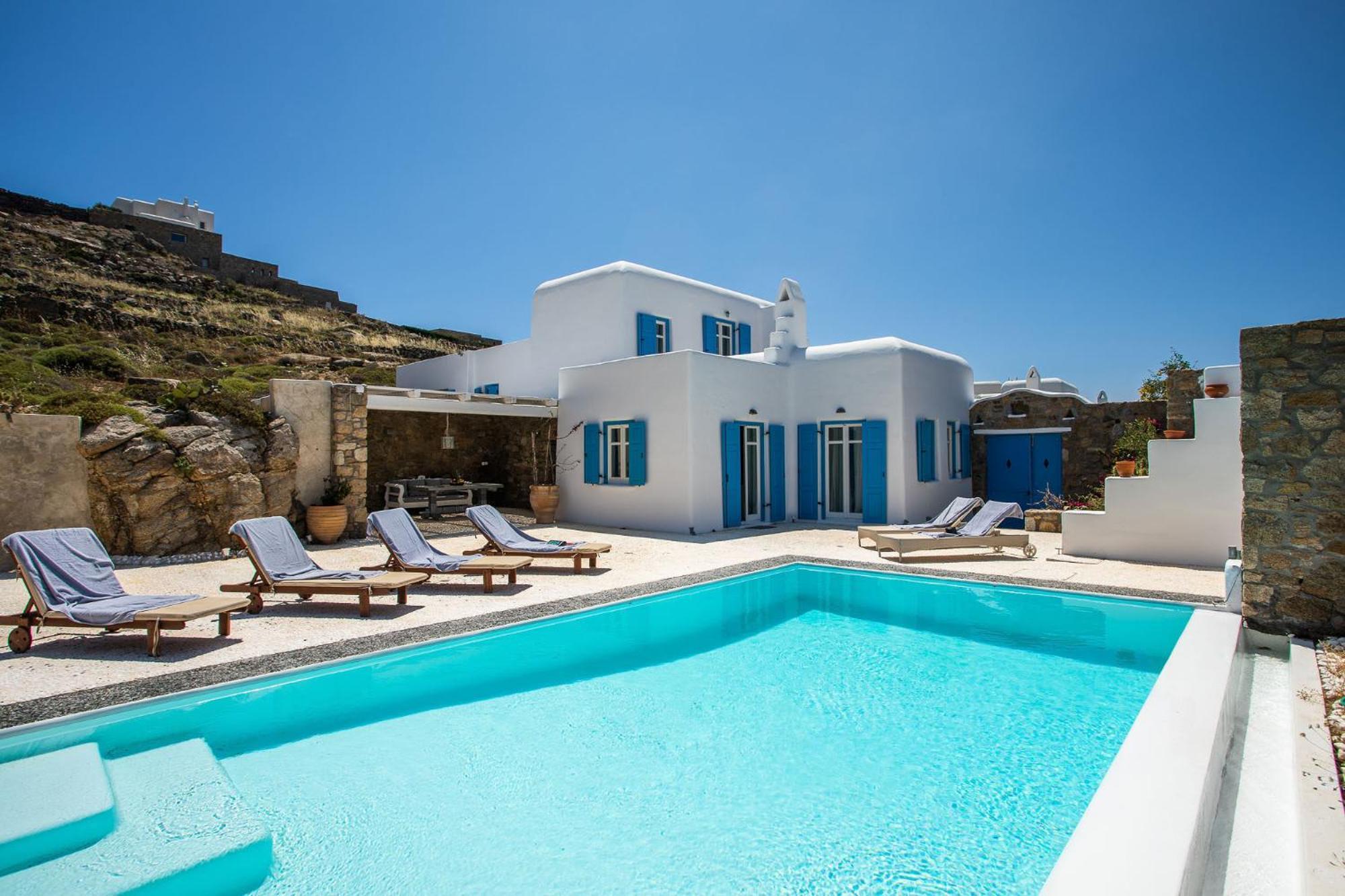 Sea View With Private Pool 別墅 Ornos (Mykonos)